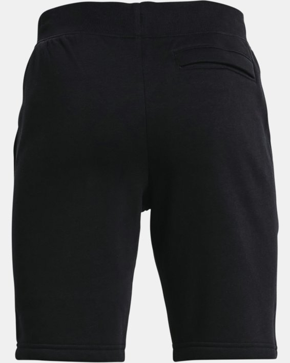 Boys' UA Rival Cotton Shorts, Black, pdpMainDesktop image number 1
